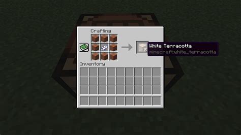 terracotta minecraft recipe|white glazed terracotta minecraft recipe.